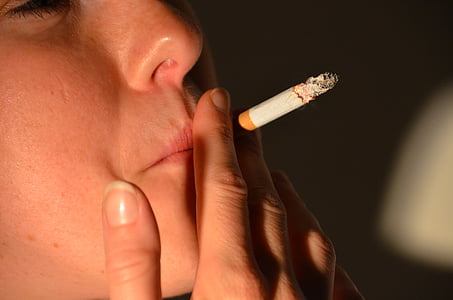 cigareta, závislost, závislost, tabák, požadavek, jasan, kouření