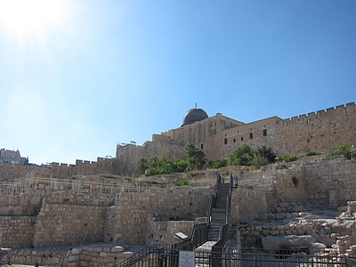 Jerozolima, Meczet, wzgórze Świątynne, Izrael, punkt orientacyjny, kultury, ruiny