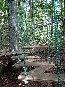 tırmanma orman, tırmanış, tırmanış Bahçesi, Drex, Orman, Parcour, halat Parkı