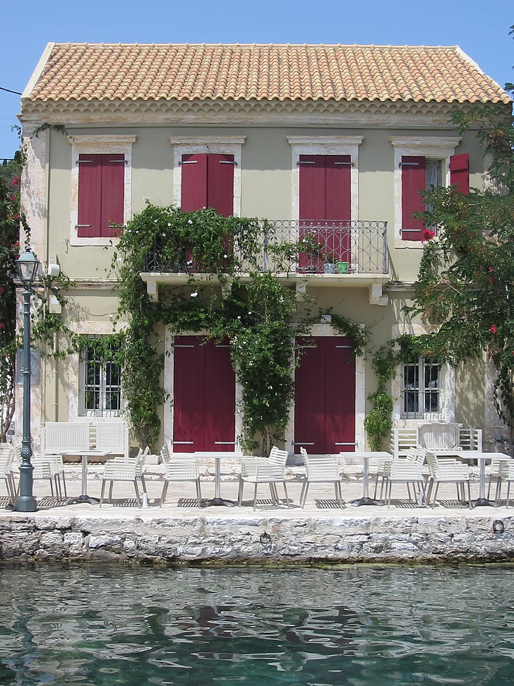 house, greece, water, holiday, sea, old, city