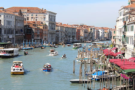 Benátky, Taliansko, člny, Canal, Benátky - Taliansko, námorných plavidiel, Európa