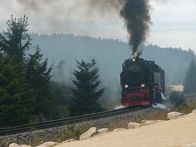 locomotiva a vapor, estrada de ferro, Parecia, resina, ferroviária de brocken, Dirigir, meios de transporte