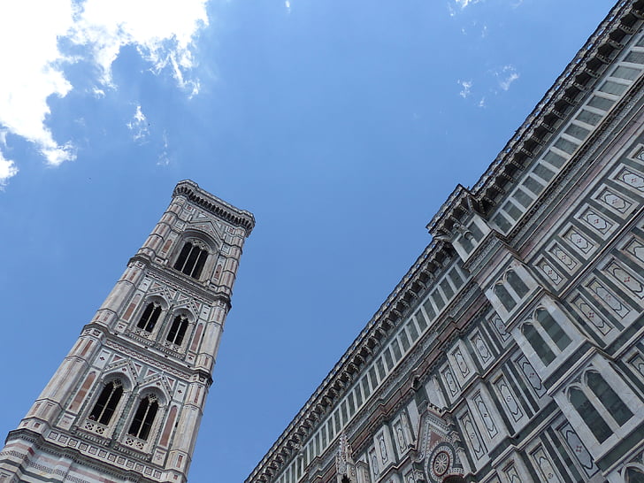 Katedrala, Campanile, Italija, Toskana, arhitektura, Katedrala, Firenca