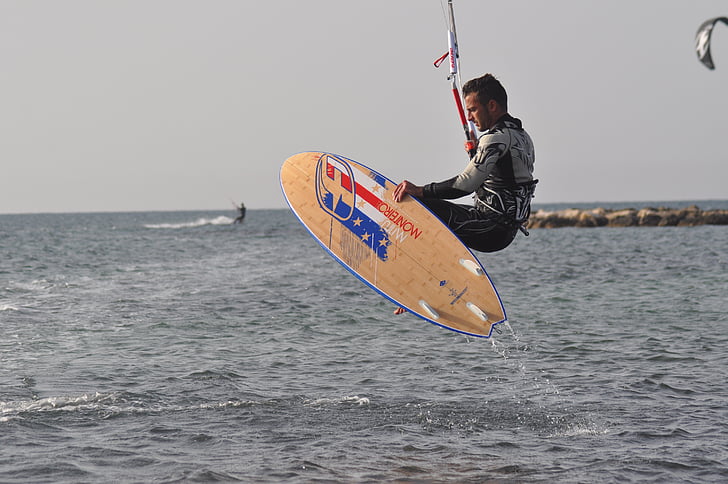 kiteboarding, surf, newera, στη θάλασσα