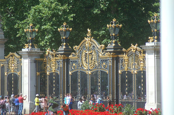 London, Anglija, kraljica, Buckingham, množice, spomenikov, turizem