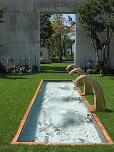 라 퍼스 빌, 정원, 물 특징, 물, 예술, enea 정원