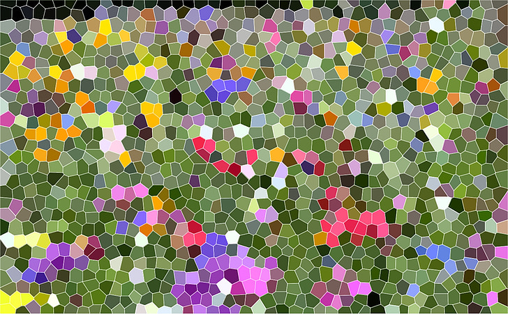 Mozaik, taşlar, yapısı, desen, doku, renkli taş, renkli