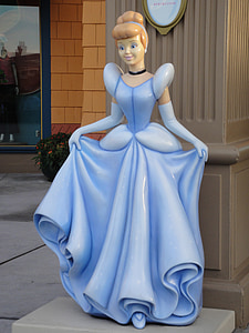công chúa, nhân vật, màu xanh, Disney, Florida, Orlando, thành phố New york