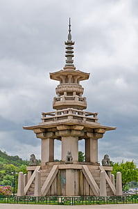 af tahōtō, sten tårn, kulturel ejendom, Korea kultur, traditionelle, turistmål, Korea
