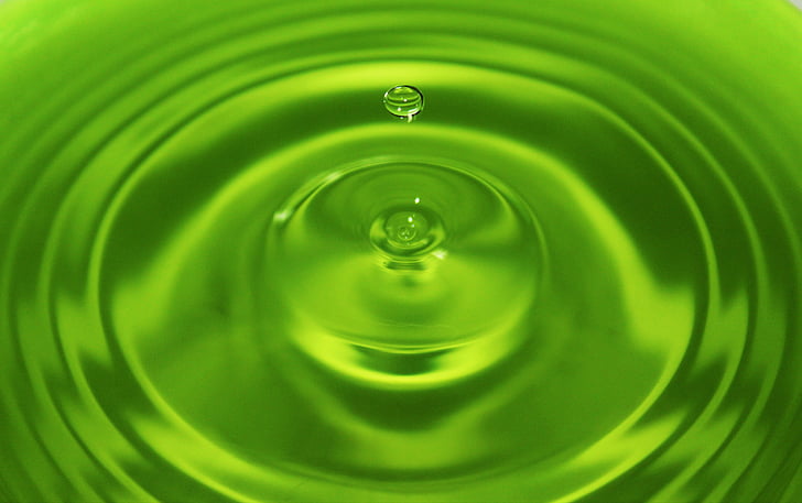 vody, drop, Zelená, kvapky vody, kvapalina, čisté, Vymazať