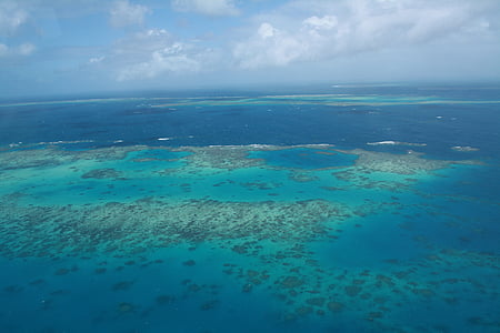Cairns, seværdigheder, koralrev, havet, natur, horisonten