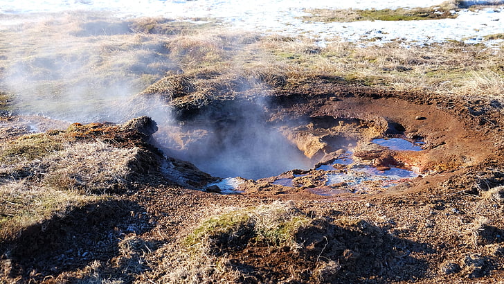 Geysir, champ géothermique, sources d’eau chaude, geysers, incroyable, geysers chauds, célèbre
