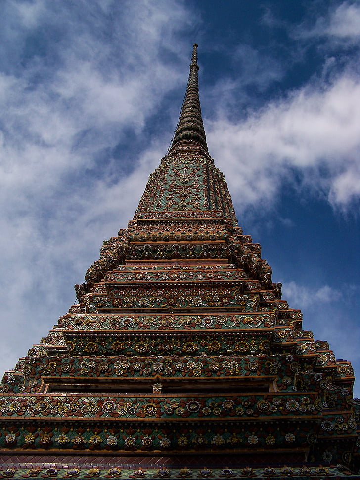 víra, Spiritualita, Bangkok, Buddhismus, věž, kultura
