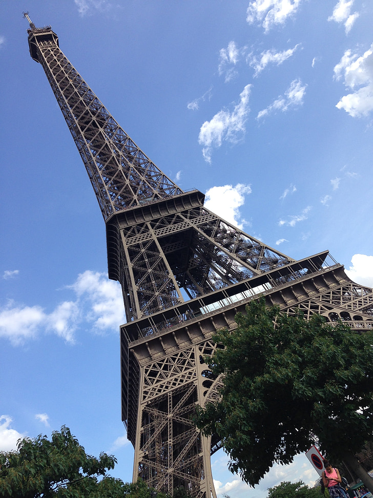 Ейфелева вежа, Париж, Європа, подорожі, Архітектура, місто, Франція