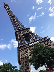 Eiffeltornet, Paris, Europa, resor, arkitektur, staden, Frankrike