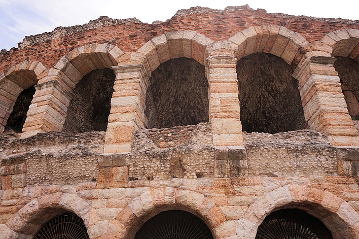 Verona, Arena, bangunan, arsitektur, secara historis, tempat-tempat menarik, Colosseum