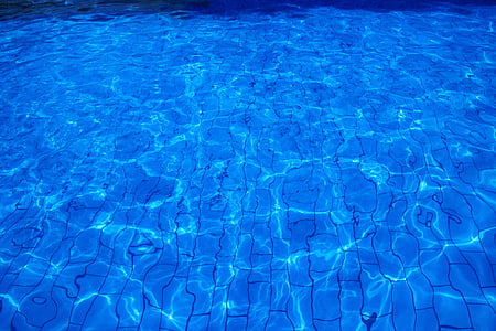vesi, kesällä, näkymä, sininen, allas, läpinäkyvä, taustat