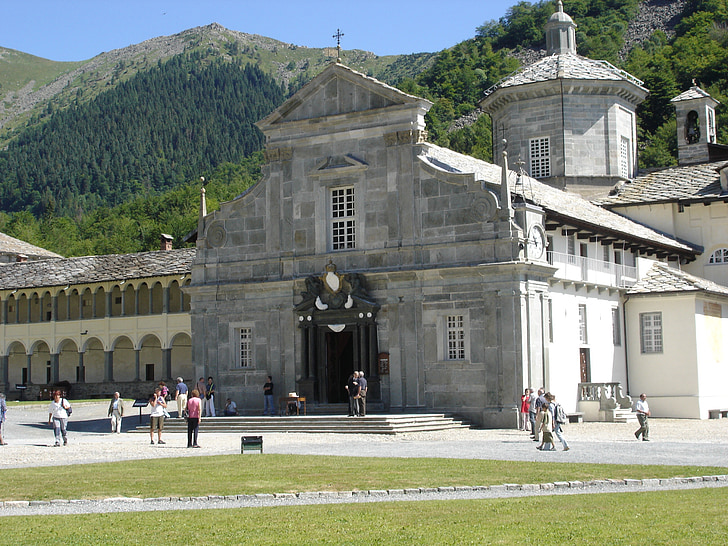 Santuario di oropa, baznīca, Itālija, oropa, svētnīcas