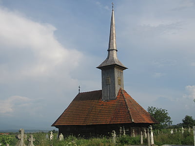 houten kerk, totoreni, Crisana, Transsylvanië, Bihor