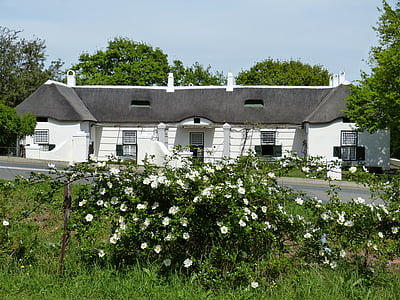 África do Sul, rota jardim, Stellenbosch, Historicamente, Casa, edifício, Reed
