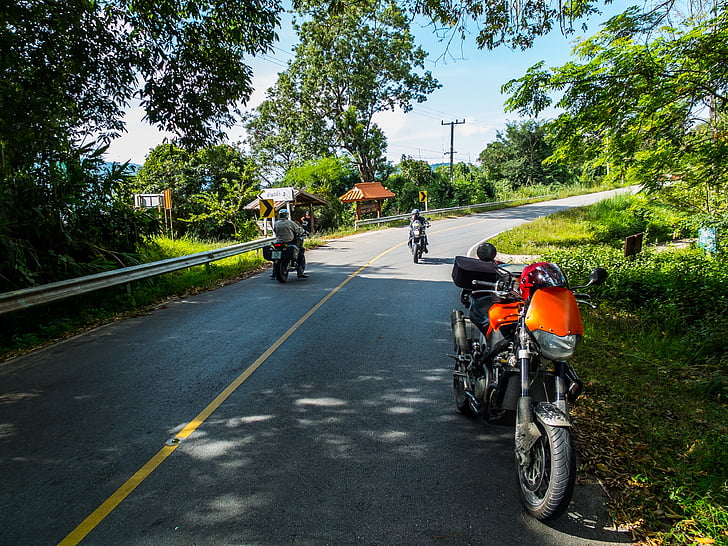 moto, motociclisme gira, nord de Tailàndia