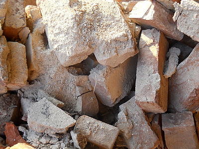 batu bata, bangunan, merah, plester, dinding bata, dinding batu bata, mortir