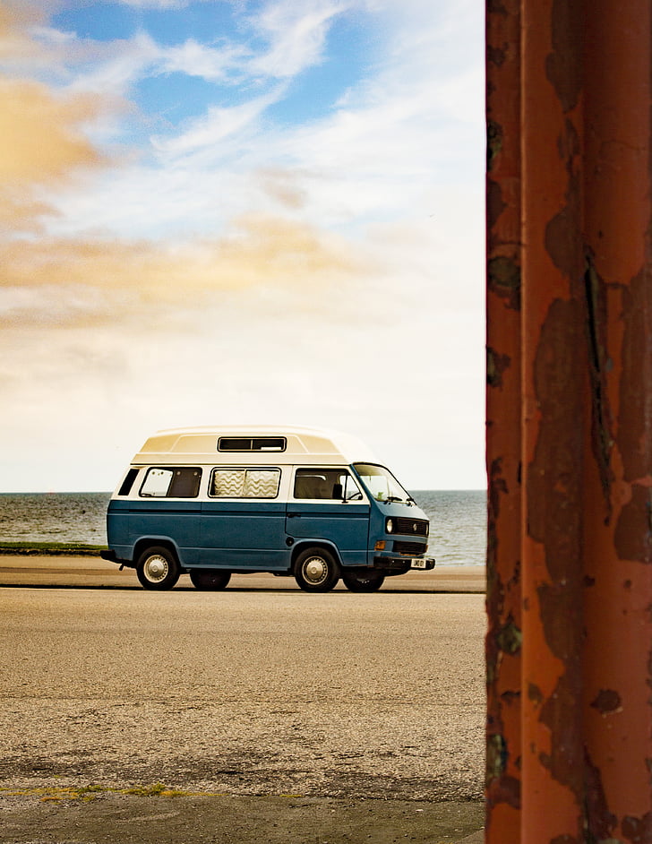 пляж, Ван, виклад, пробою, 70-х років, автомобіль, транспортний засіб