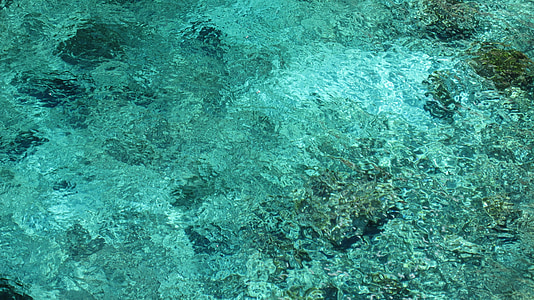 água, superfície da água, turquesa, mar, mar azul, Mediterrâneo, Claro