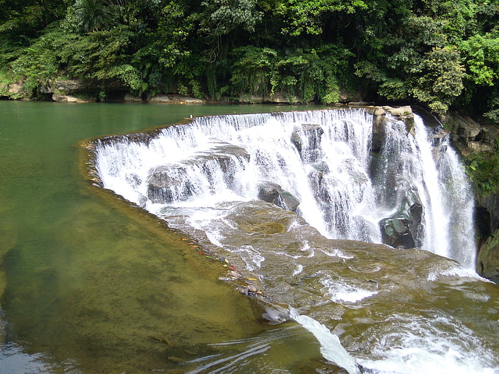 waterfall, shifen waterfall, falls, taiwan, pinghsi