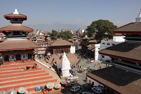 卡图饺子, 文化遗产, 尼泊尔, 宫, 老庙, 亚洲, 建筑