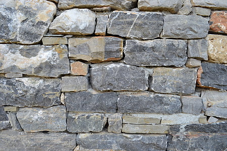 stenen muur, steen, muur, het platform, metselwerk, bouw, Rock