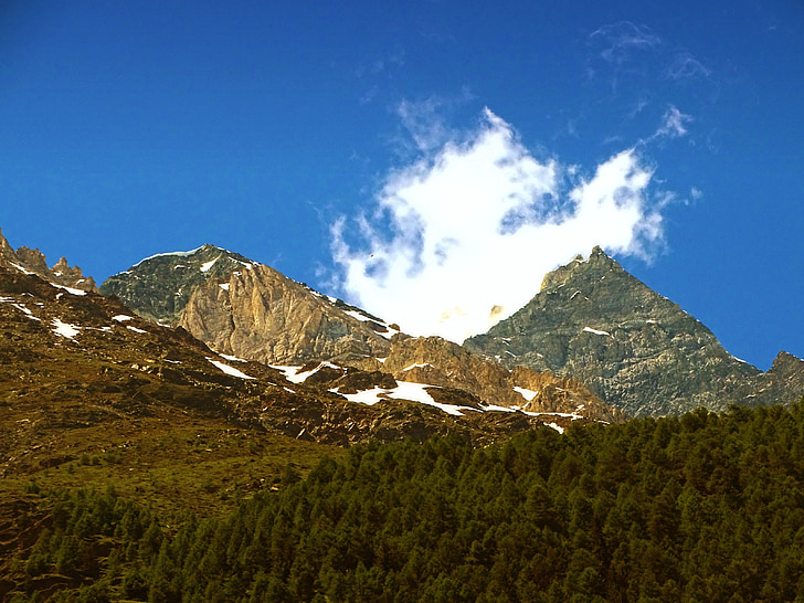 pegunungan, Swiss, Valais