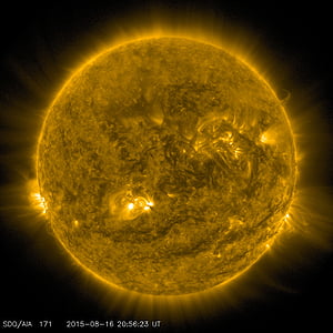 flamarada solar, sol, erupció, energia, bola de foc, taronja, llum del sol