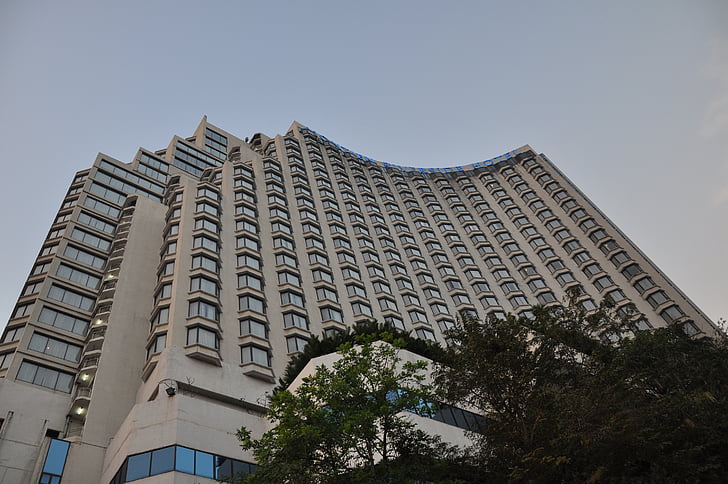 khách sạn, xây dựng, lớn, Mumbai, kiến trúc, ngoại thất xây dựng, nhà chọc trời