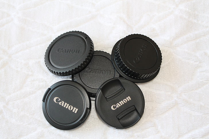 objektívek, kupa, célkitűzés, Canon, kamera