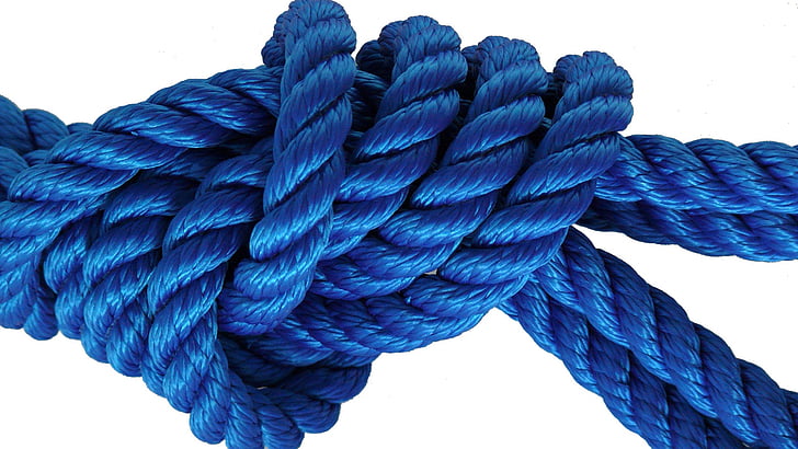 knot, protection, fixing, blue, boot, by slings, risk