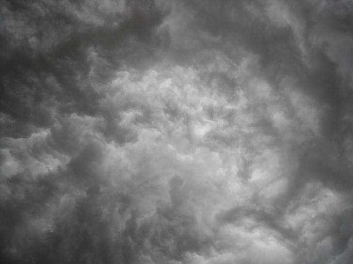 nuages, ciel couvert, collecte, sombre, sinistre, Storm