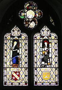 mozaikové okno, Kostel svatého Michaela, Sittingbourne, Chrám svatého Michala sittingbourne, kostel, náboženství, Bůh
