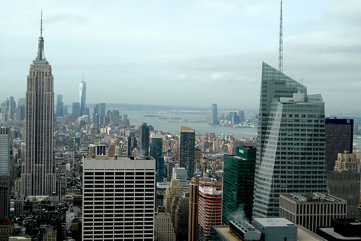 뉴욕, 맨하탄, 고층 빌딩