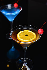lobbylounge, cocktail, happy hour, Martini glas, mad og drikke, Martini, drink