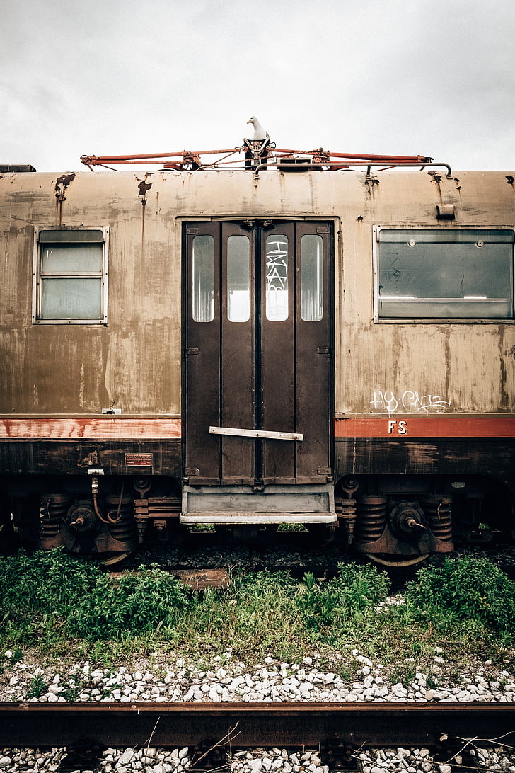 vlak, železniške, sledenje, kovine, rock, potovanja, prevoz