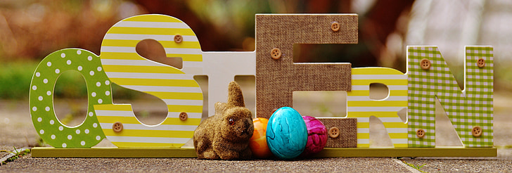Velikonoce, vajíčko, barevné, Zajíc, Veselé velikonoce, barevné vejce, Velikonoční vejce