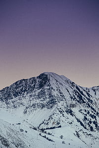 Гора, піку, зустрічі на вищому рівні, сніг, взимку, Природа, подання