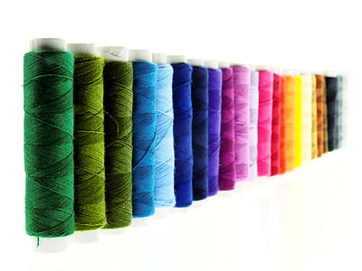 filé, thread, coudre, bobine de fil, coloré, fil à coudre, Mercerie