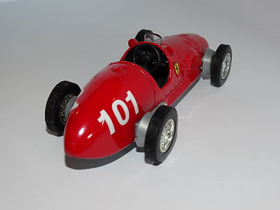 Ferrari, Araba, Kırmızı, Vintage, yarış, oyuncak