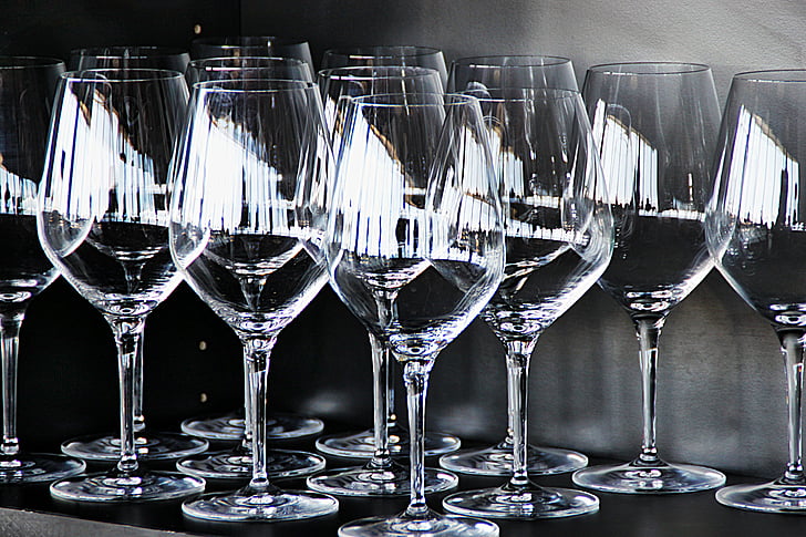 glass, vin, stemware, drikke, vinsmaking, vinglass, vennlighet