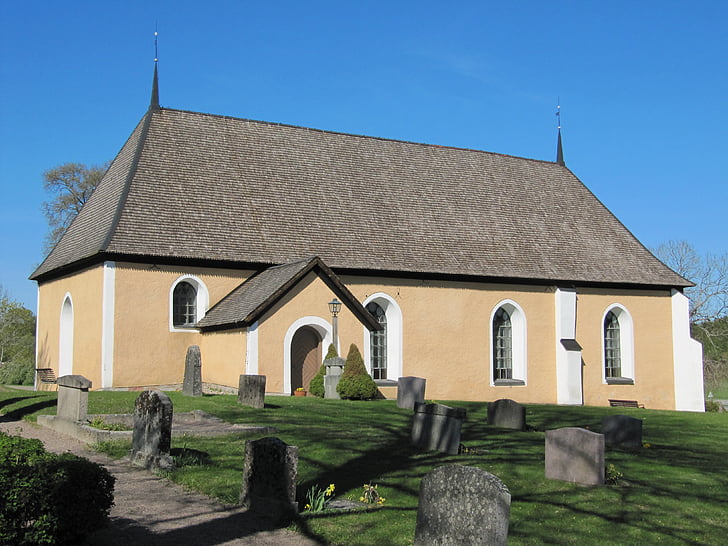 almunge, Gereja, Swedia, bangunan, eksterior, Makam, agama