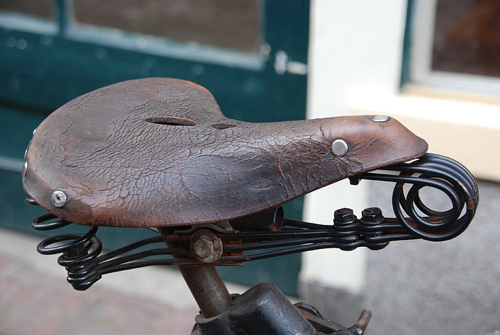 bicycle, saddle, learn, old, antique, transport, sit