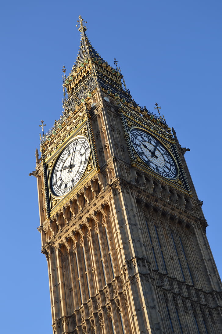 big ben, london, england, ben, big, clock, landmark