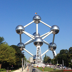 Brüksel, Belçika, Avrupa, Şehir, mimari, seyahat, Simgesel Yapı